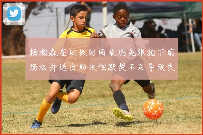 杨瀚森在垃圾时间表现亮眼抢下前场板并送出助攻但默契不足导致失误